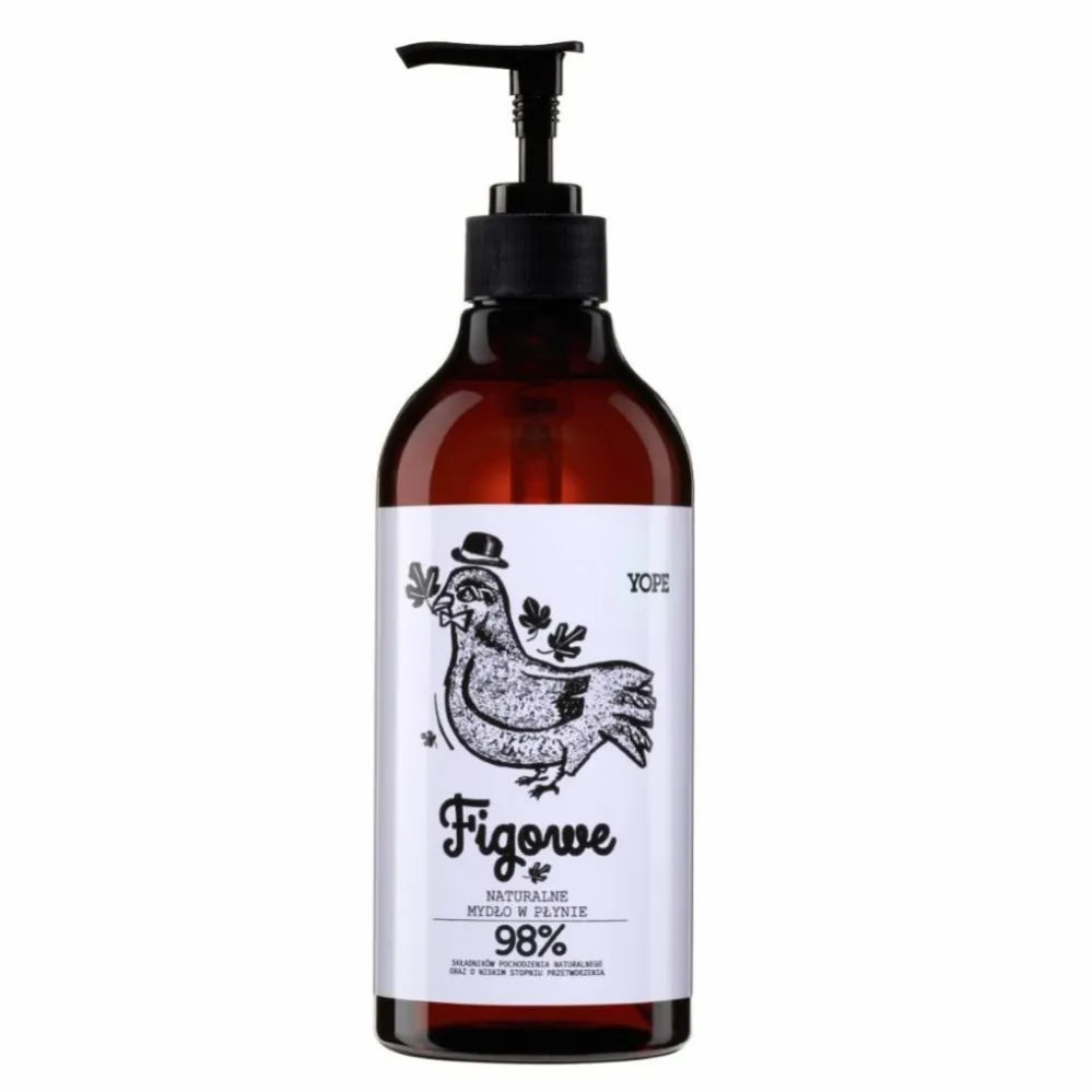 Naturalne Mydło w Płynie do Rąk Figa 500 ml - Yope